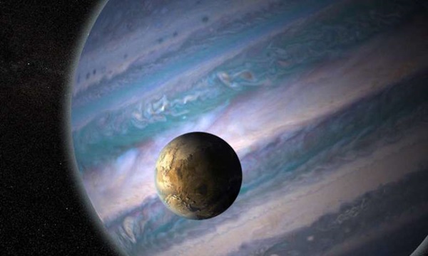 The proximity of a planet orbiting around a gas giant, that is in the habitable zone of a cooler star will create complex tidal forces and a complex environment.