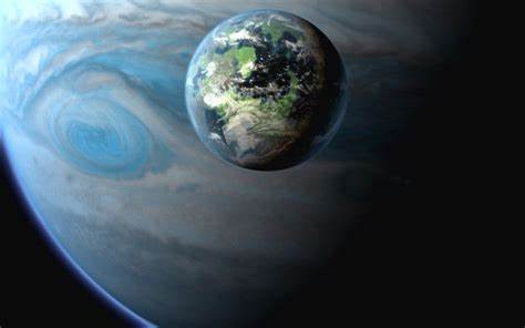 Exomoon orbiting a gas giant that lies within the habitable zone of a star.
