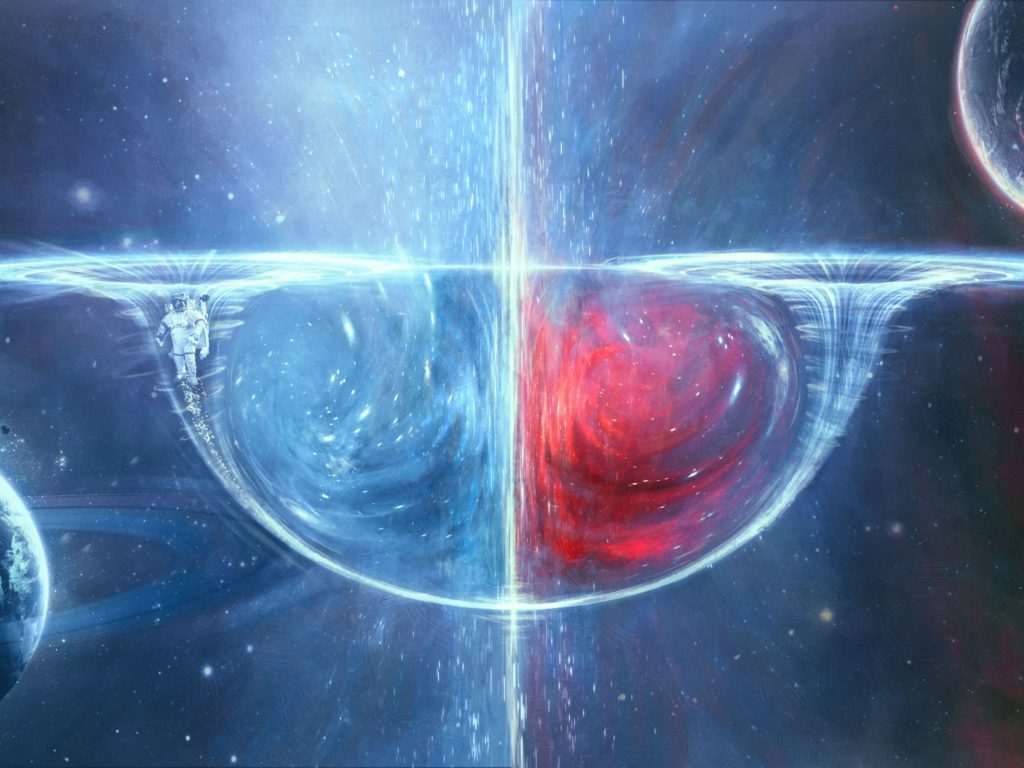 A worm-hole.