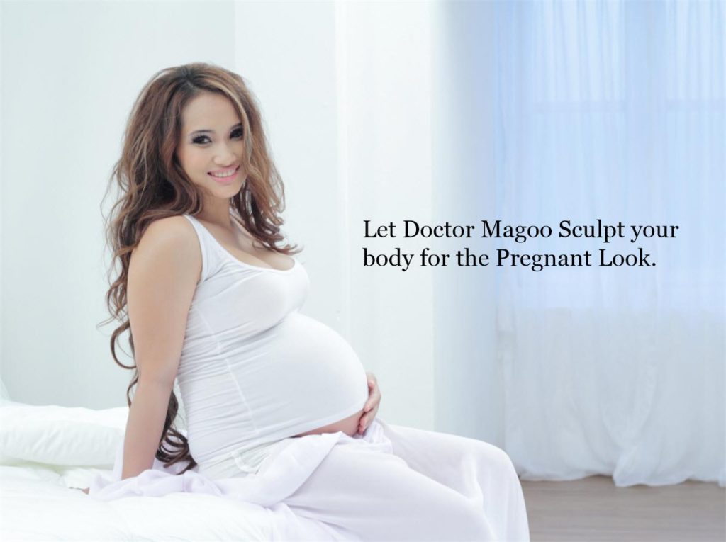 The pregnant look.