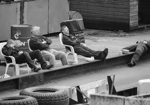 Lazy workers.