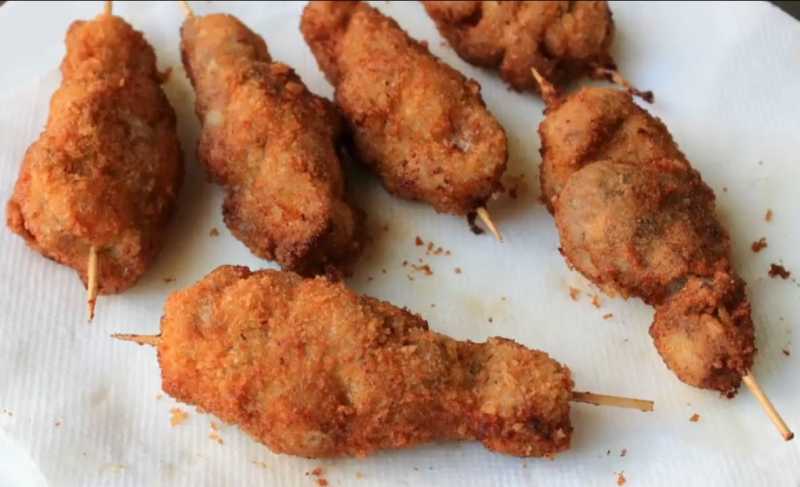 City Chicken on a stick
