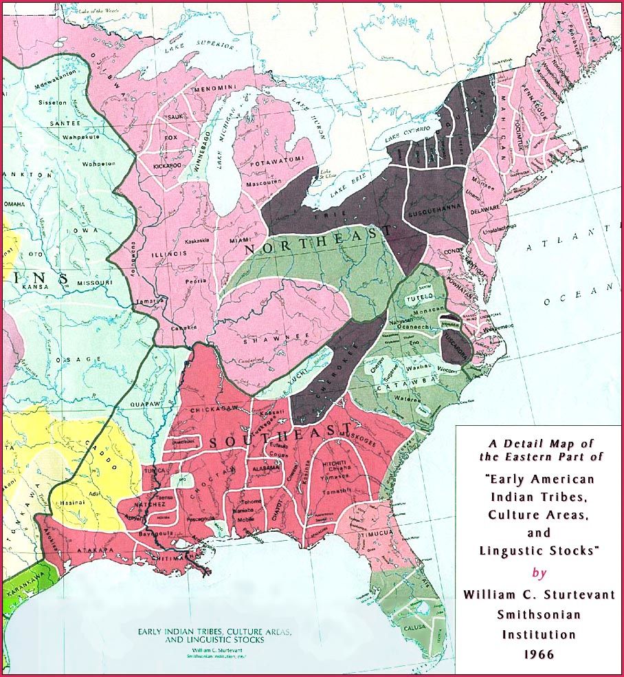 Early American Indian Nations at the time of the Colonies. When the Europeans arrived in North America they found a well developed society composed of various indian nations and social-lingustic groups.