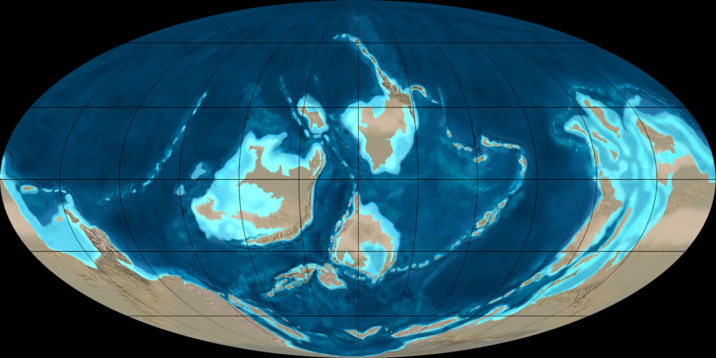 Ordovician Period map