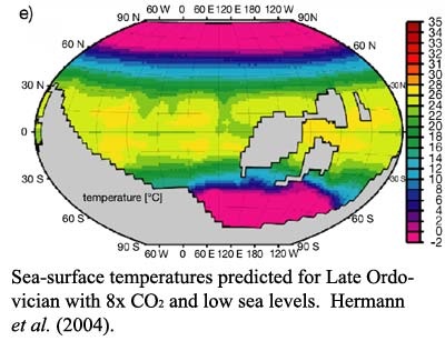 Water temperature map