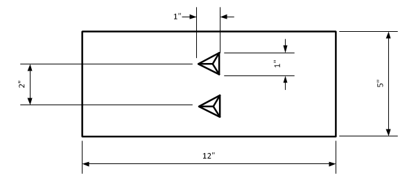 General feducial dimensions.