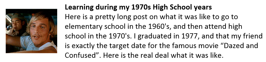 School in the 1970s