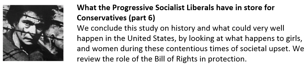 What is in store for conservatives - part 6