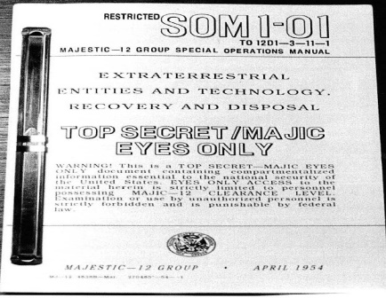 The first disclosure was of a roll of 35mm film that took photos of this particular briefing document. Cover page.