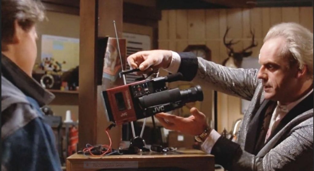 Today, we think nothing of small hand held smart phones. However, in 1981, phones were not smart. They were dumb and hung on the wall with cords. Back to the future