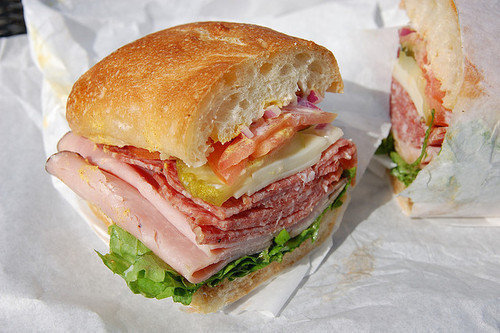 Why shoot up a school or a movie theater when you could be eating a nice sandwich instead? Sandwich.