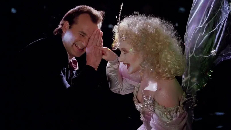 An Angel has a real heart-to-heart understanding with Bill Murry.