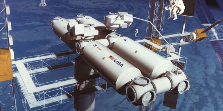In many was the ISS is similar to the Space Station Freedom except that it is far smaller and simpler in design and capability. Freedom Space station.