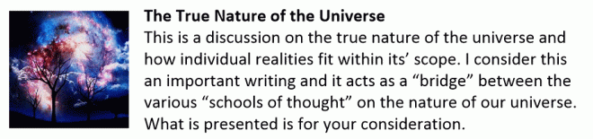 The Nature of the Universe