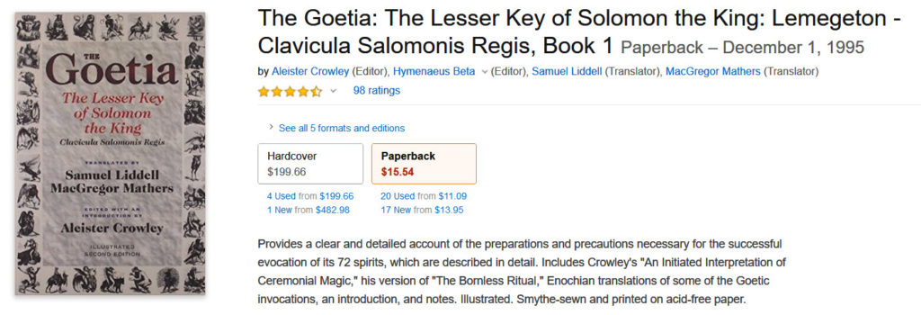 Link to Amazon.