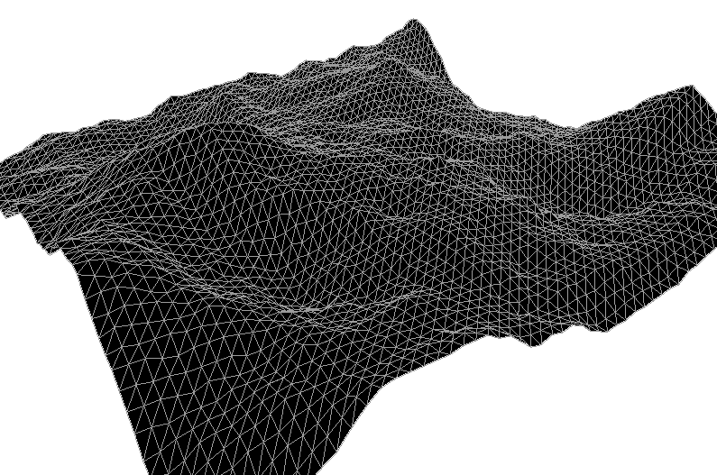 MWI geometic map showing an arraw of highest probability world-lines in a seven second cluster of time.