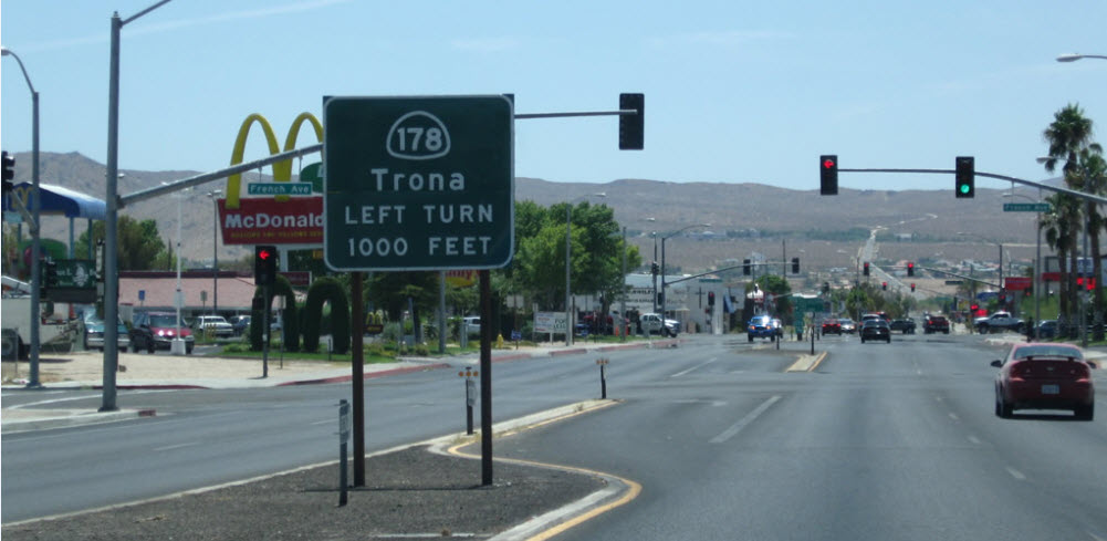 Downtown Ridgecrest.