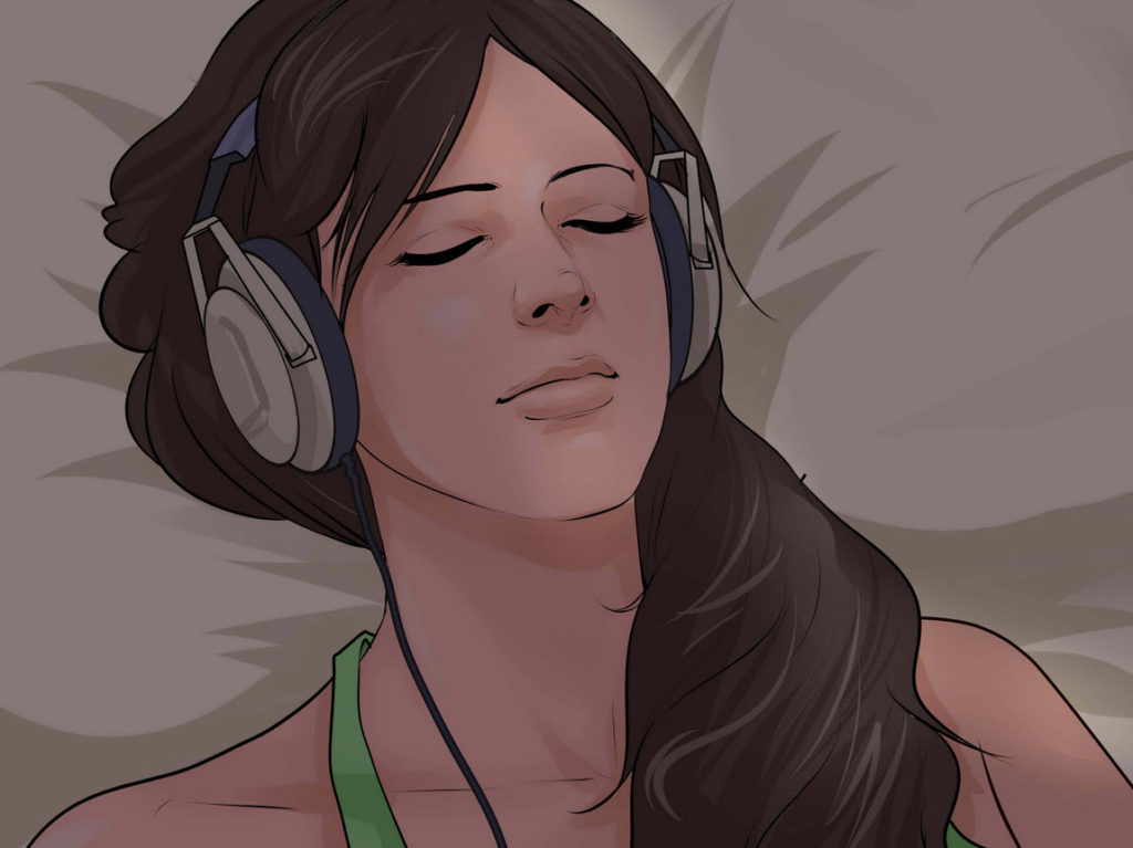 Lay down and spend quiet time with yourself.