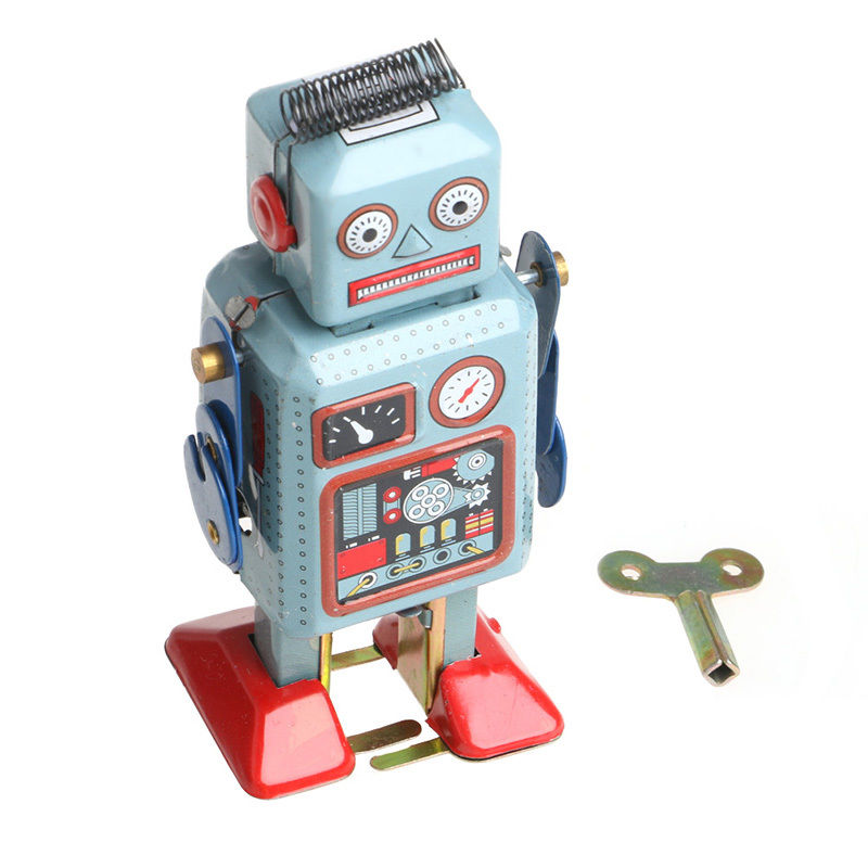Mechanical wind-up toy.