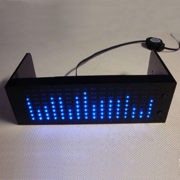 In the 1980's the amplitude of various frequencies were isolated and presented in a bar-code format as lighted LED bars.