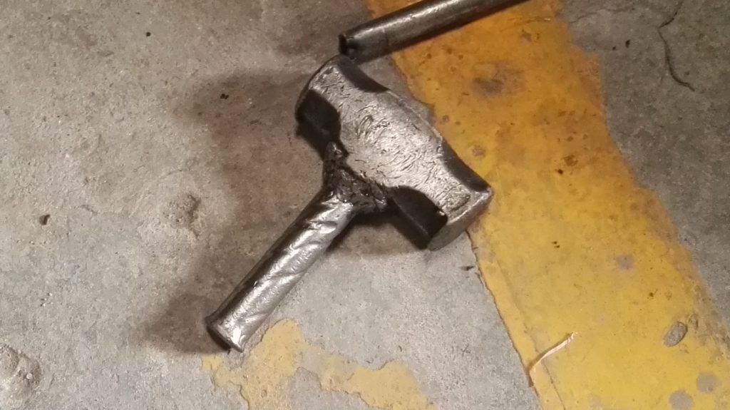 Mining hammer.