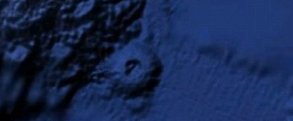 Closeup of the abandoned orb suggesting a complex interior inside.