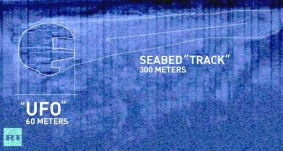 Debris field of the Baltic UFO object.