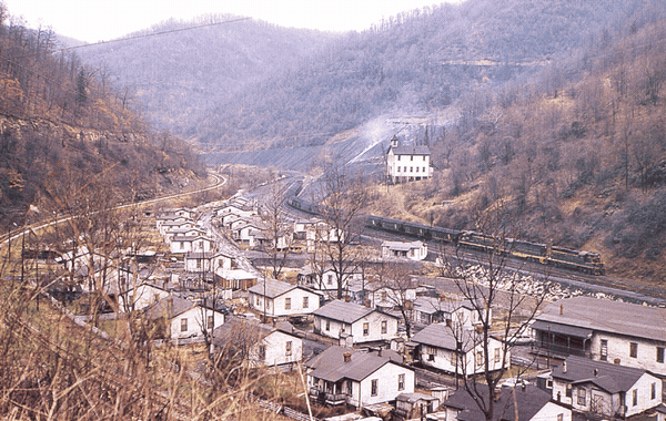 To understand the significance of finding a manufactured item within a block of coal, one must understand the nature of how coal is mined and where. Minging community in West Virgina.