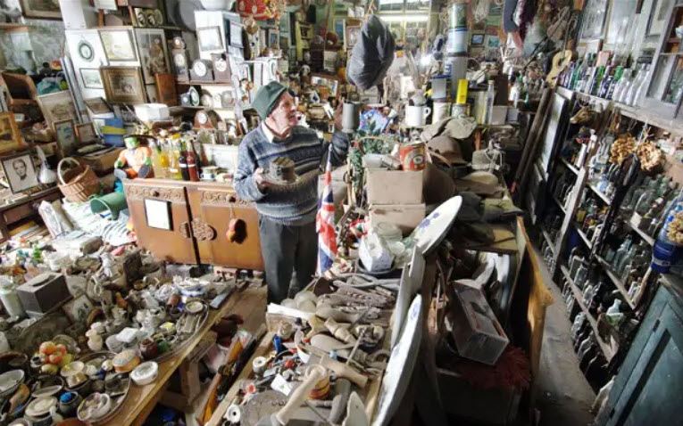 Cluttered House.