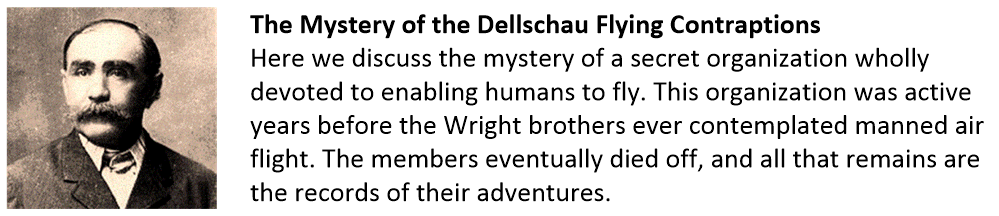 The mysterious flying contraptions.