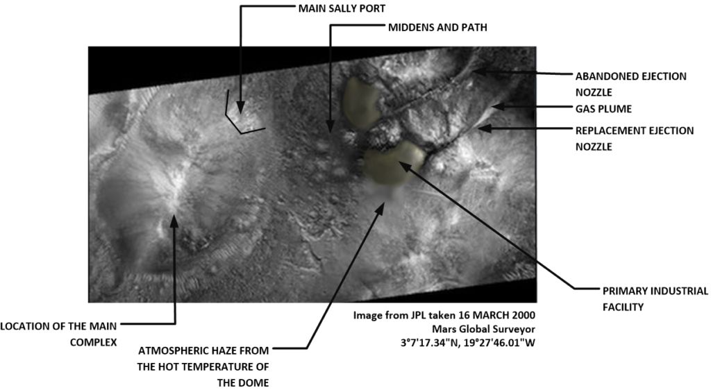 The Oxia Palus facility is located on Mars and is an extraterrestrial mining facility.