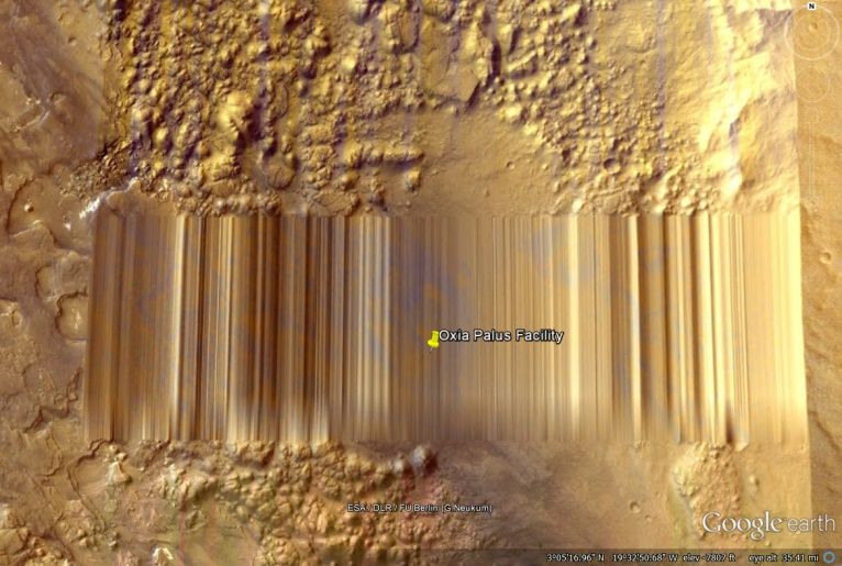 Mars has been censored by Google. There are geologic and non-geologic structures that must be kept hidden and secret from American people.