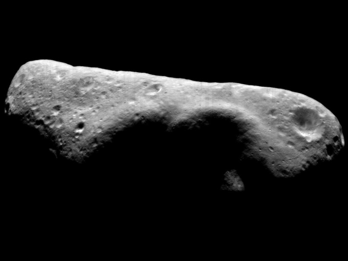 It belongs to the Amor group.
Eros was one of the first asteroids to be visited by a spacecraft, and the first to be orbited and soft-landed on. NASA spacecraft NEAR Shoemaker entered orbit around Eros in 2000, and came to rest on its surface in 2001.