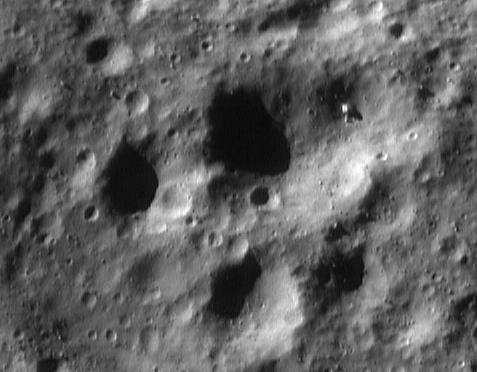 The object found in place on 433 Eros.