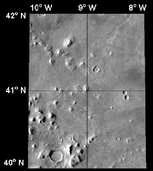 Mars coordinates. This image was NOT provided to the subject. 