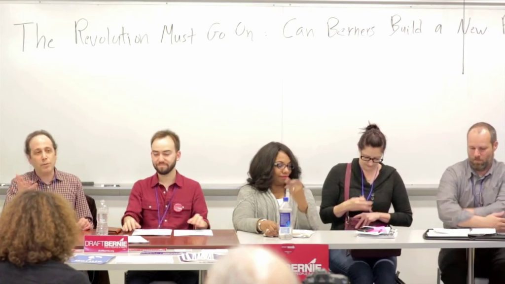 Modern American progressives having a discussion on the merits of the improved utopia under Socialist Bernie Sanders. They believe that a true utopia on earth can be obtained through applicaiton of modern techniques and a modern society where everyone is the same. Everyone is equal, and everyone is happy. In theri world view, they would be just as "equal" as the strongest man, the smartest woman, the fastest runner, or the most attractive  (or handsome) person. Simply because they intend to legislate it that way. Under Genghis Khan, however, they would be singled out as slackers and killed. *Maybe tortured first, it depends on their mood at the time.)