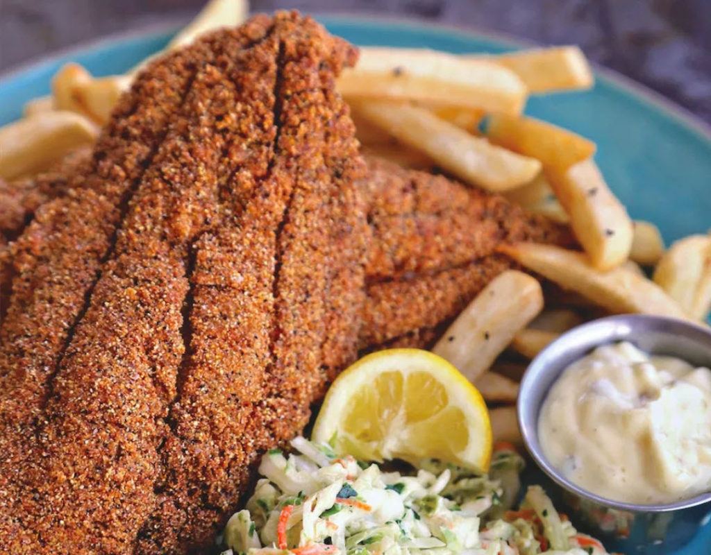 A catfish dinner.