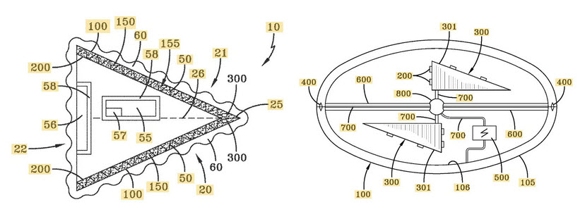 One of those patents depicts a curiously and distinctly shaped gravitational wave generator that resembles the Tic Tac-shaped object reported by retired U.S. Navy Commander David Fravor and other NimitzCarrier Strike Group pilots in encounters that took place in 2004 off the Baja Coast.