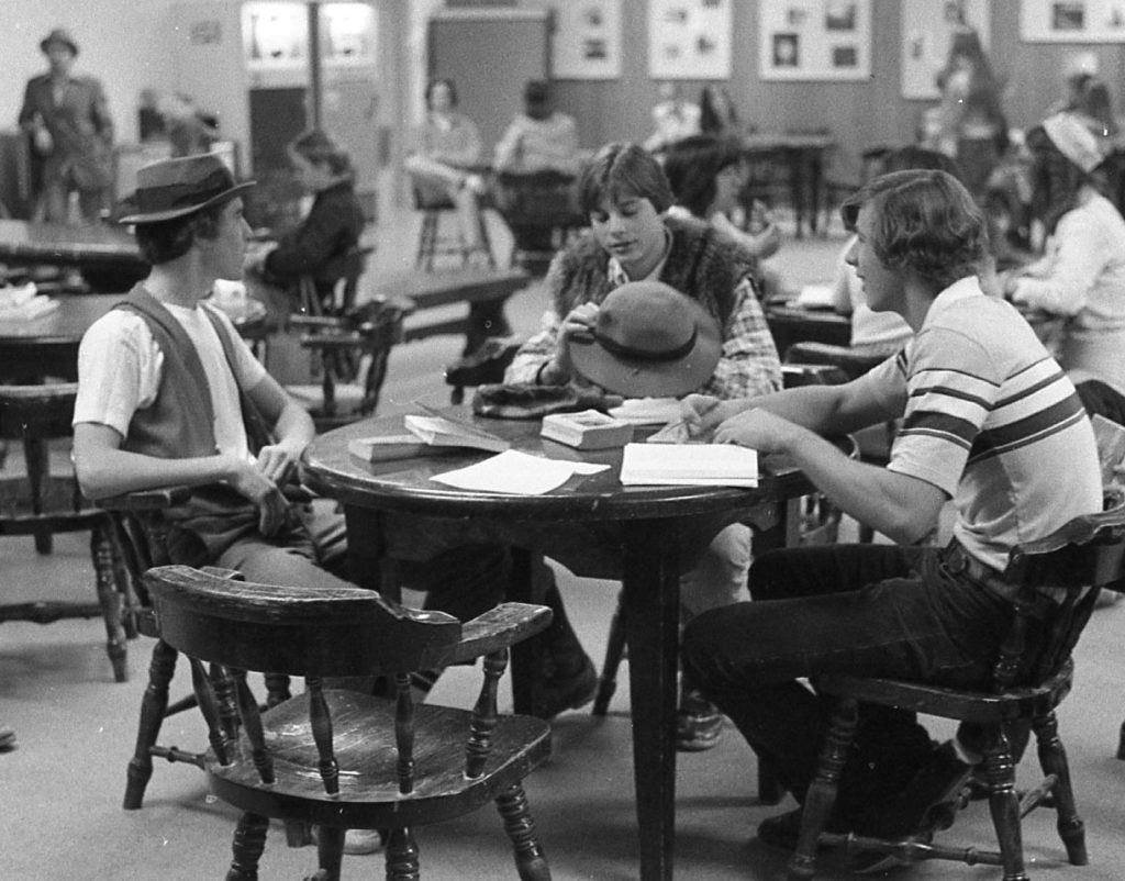 The 1970s and the 1980s were a time when students were permitted to participate into various clubs and organizations. Theater and movie club.