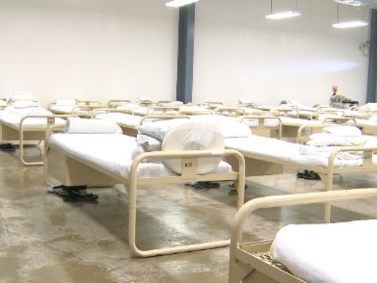 Barracks in the Arkansas department of correction.