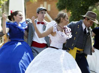 --PHOTO--Young Confederados keeping their history, their society, and their traditionas alive.