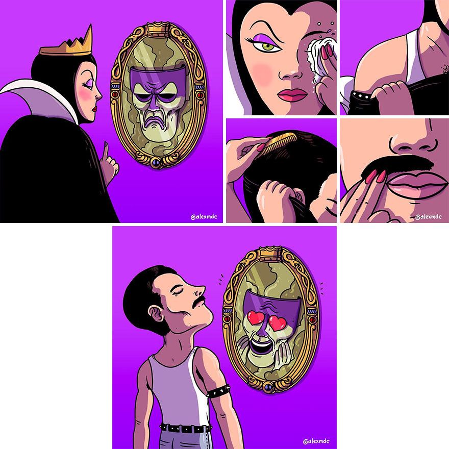 This artist explores an alternate reality of iconic pop culture characters New Pics 6093a27990135 880 This artist explores an alternate reality of iconic pop culture characters New Pics 6093a27990135 880