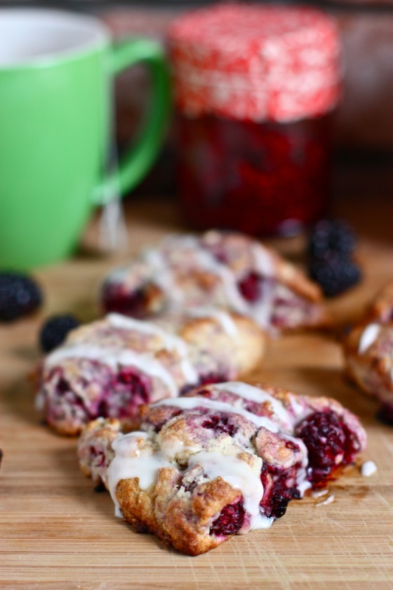 Blackberry Cream Scones Blackberry Cream Scones