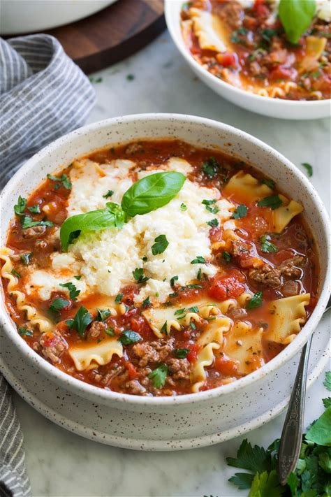 lasagnia soup lasagnia soup