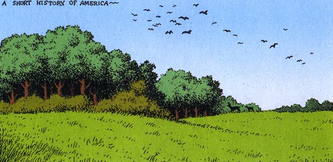 Robert Crumb's a short history of America - 1